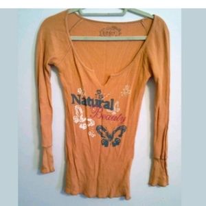 Jake's Orange "natural beauty" Thermal Top…S